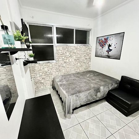 Apartamento Kitinete Frente Ao Mar 1315 São Vicente Exterior foto