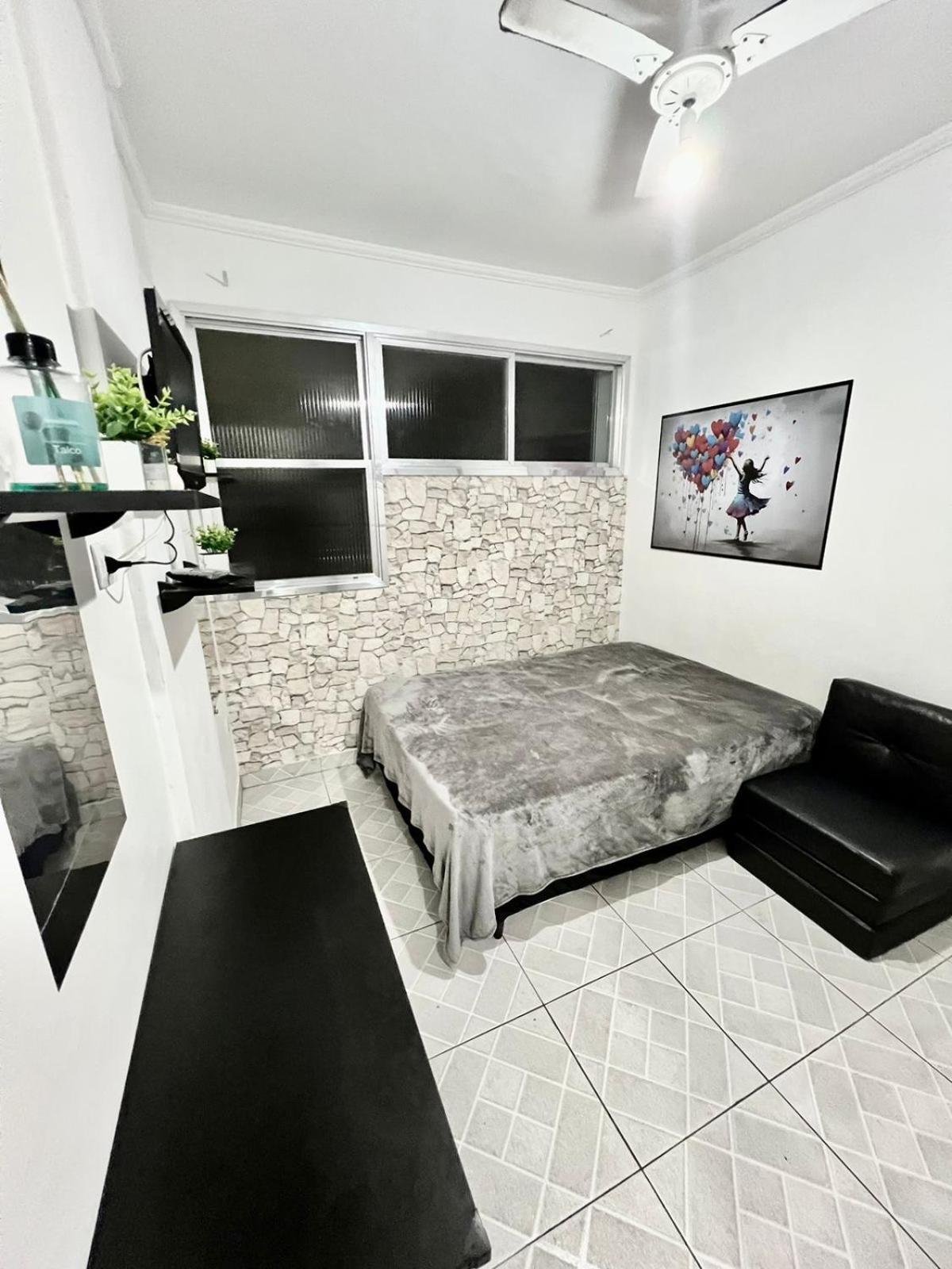 Apartamento Kitinete Frente Ao Mar 1315 São Vicente Exterior foto